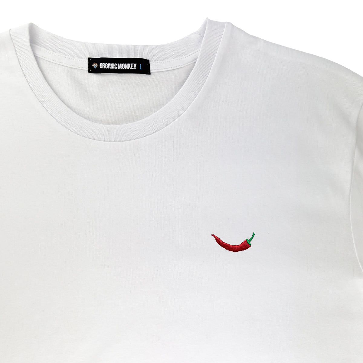 Red Hot | Regular Fit T-Shirt | White