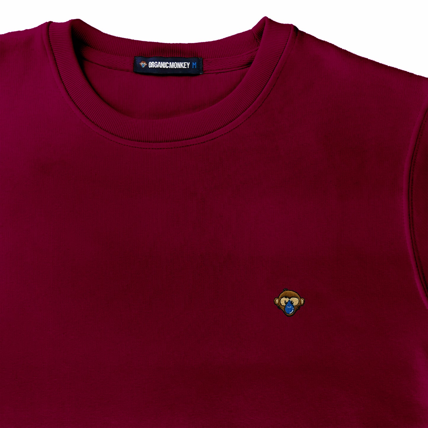 Organic Monkey | Sweatshirt | Red Wine