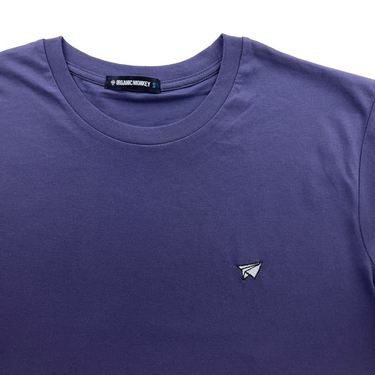 Paper Plane | Regular Fit T-Shirt | Grape Purple
