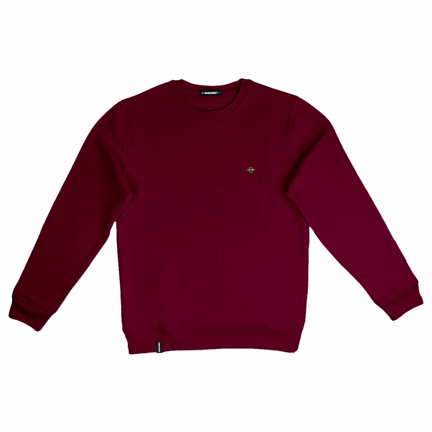 Organic Monkey | Sweatshirt | Red Wine