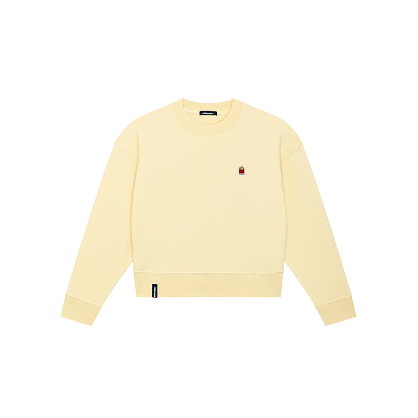 Negroni | Cropped Sweatshirt | Banana Yellow